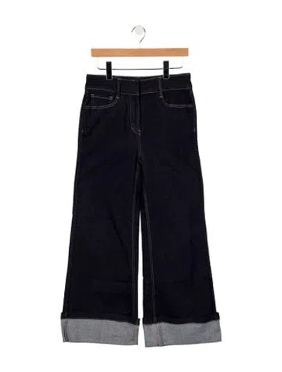 Pre-owned Generation Love Mid-rise Straight Leg Jeans In Blue