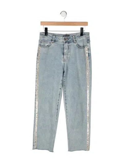 Pre-owned Generation Love Mid-rise Straight Leg Jeans In Multi