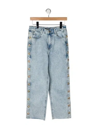Pre-owned Generation Love Mid-rise Straight Leg Jeans W/ Tags In Blue