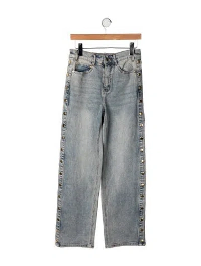 Pre-owned Generation Love Mid-rise Straight Leg Jeans W/ Tags In Green