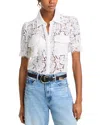 Generation Love Murphy Lace Shirt White Xs In White