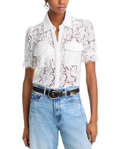 Generation Love Murphy Lace Shirt White Xs