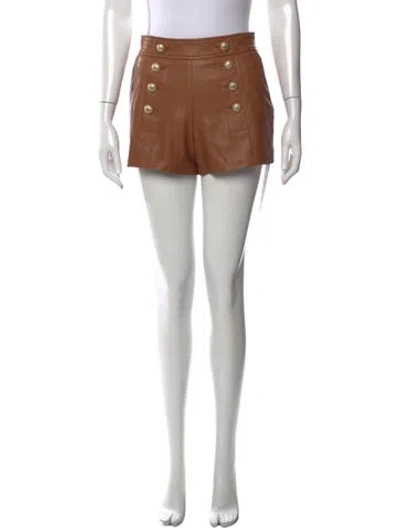 Pre-owned Generation Love Mini Shorts In Brown