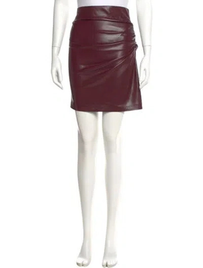 Pre-owned Generation Love Mini Skirt In Burgundy