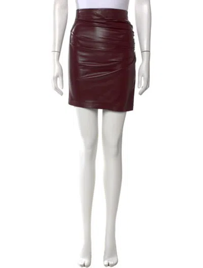 Pre-owned Generation Love Mini Skirt In Burgundy