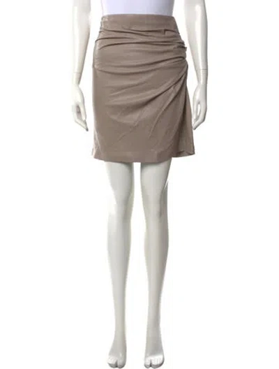 Pre-owned Generation Love Mini Skirt In Gold/metallic