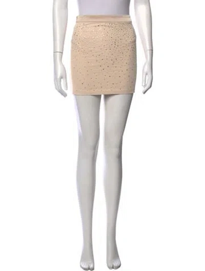 Pre-owned Generation Love Mini Skirt In Neutral