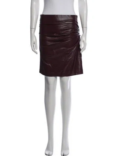 Pre-owned Generation Love Mini Skirt W/ Tags In Burgundy