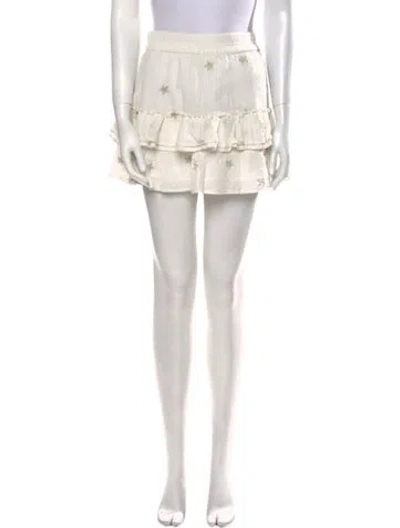 Pre-owned Generation Love Mini Skirt In White