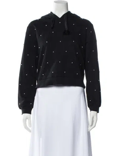 Pre-owned Generation Love Mock Neck Long Sleeve Sweatshirt In Black