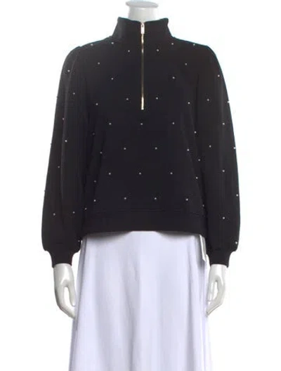 Pre-owned Generation Love Mock Neck Sweater In Black