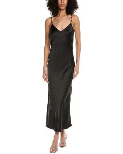 Generation Love Monica Satin Maxi Dress In Animal Print