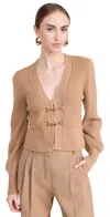 Generation Love Monse Wool Cardigan In Camel