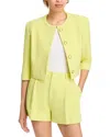 Generation Love Monte Crepe Jacket In Green