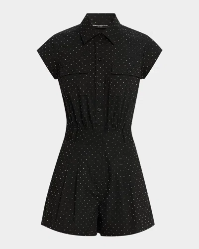 Generation Love Morgan Crystal Poplin Romper