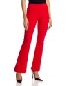 Generation Love Lucca Womens Crepe High Waist Flared Pants In Red