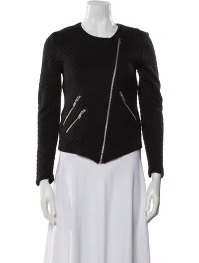 Pre-owned Generation Love Nylon Biker Jacket In Black