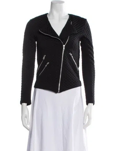 Pre-owned Generation Love Nylon Biker Jacket In Black
