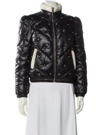 Pre-owned Generation Love Nylon Bomber Jacket In Black