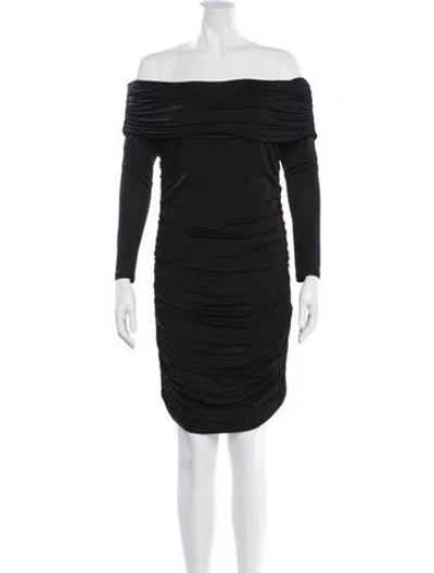 Pre-owned Generation Love Off-the-shoulder Mini Dress W/ Tags In Gray