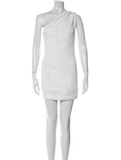 Pre-owned Generation Love One-shoulder Mini Dress W/ Tags In White
