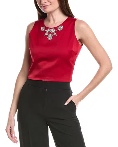 Generation Love Opal Satin Top In Red
