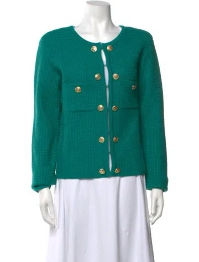 Pre-owned Generation Love Open Front Sweater W/ Tags In Green