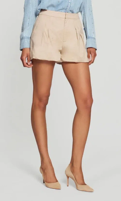 Generation Love Oria Cotton Sateen Bubble Shorts In Neutral