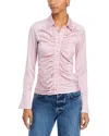 Generation Love Osei Ruched Blouse In Powder Pink