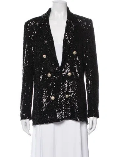 Pre-owned Generation Love Patterned Blazer In Black