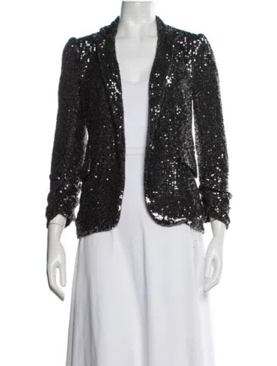 Pre-owned Generation Love Patterned Blazer In Black