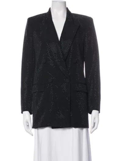 Pre-owned Generation Love Patterned Blazer In Black