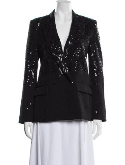 Pre-owned Generation Love Patterned Blazer In Black