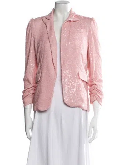 Pre-owned Generation Love Patterned Blazer In Pink