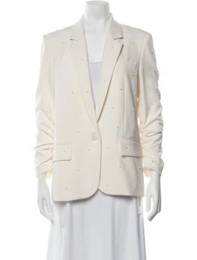 Pre-owned Generation Love Patterned Blazer In White