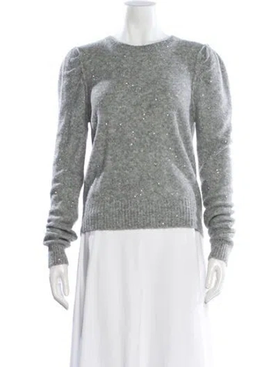 Pre-owned Generation Love Patterned Crew Neck Sweater In Gray