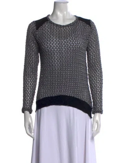 Pre-owned Generation Love Patterned Crew Neck Sweater In Multicolor