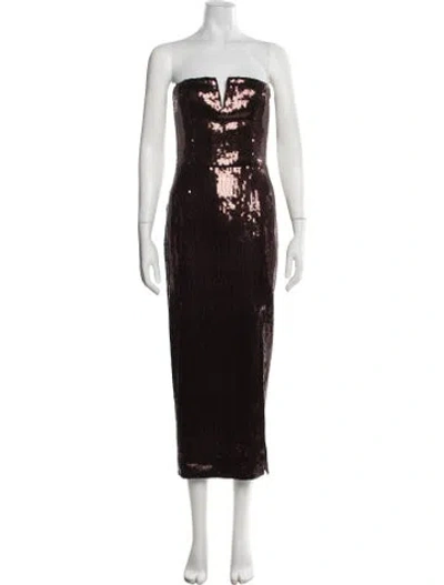 Pre-owned Generation Love Patterned Midi Length Dress In Multi