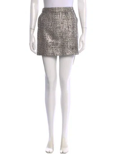 Pre-owned Generation Love Patterned Mini Skirt W/ Tags In Black