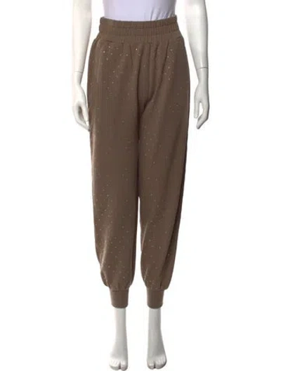 Pre-owned Generation Love Patterned Wide Leg Pants W/ Tags In Brown