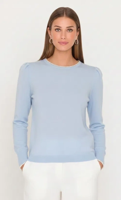 Generation Love Petunia Pearl Sweater In Blue