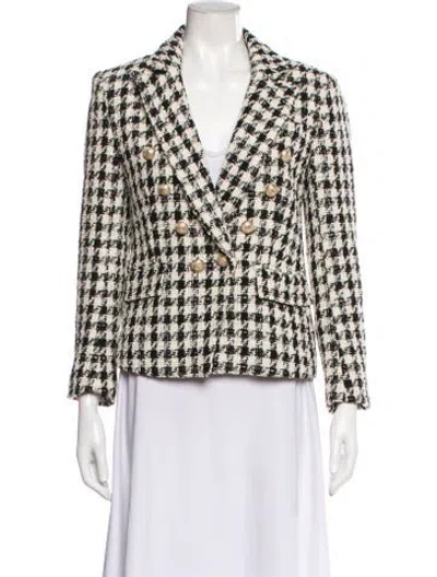 Pre-owned Generation Love Plaid Print Blazer