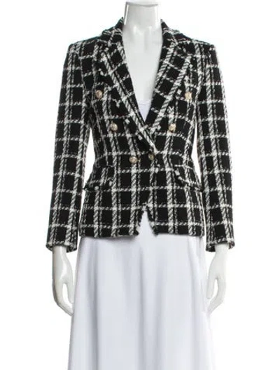 Pre-owned Generation Love Plaid Print Blazer In Multi