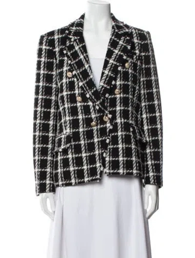 Pre-owned Generation Love Plaid Print Blazer In Multi