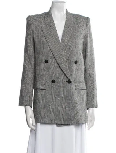 Pre-owned Generation Love Plaid Print Blazer In Multi