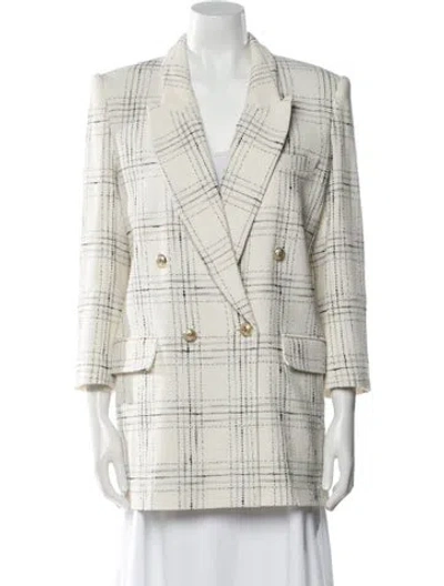 Pre-owned Generation Love Plaid Print Blazer W/ Tags In Multi