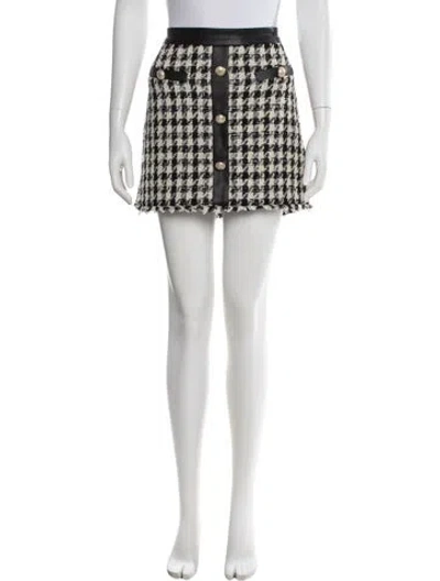 Pre-owned Generation Love Plaid Print Mini Skirt