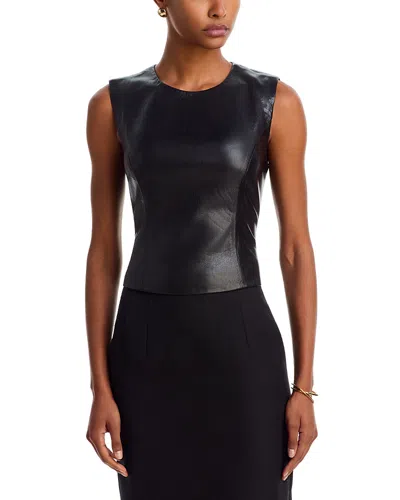 Generation Love Poppy Rib Combo Bodycon Top In Black