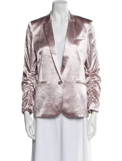 Pre-owned Generation Love Printed Blazer In Pink