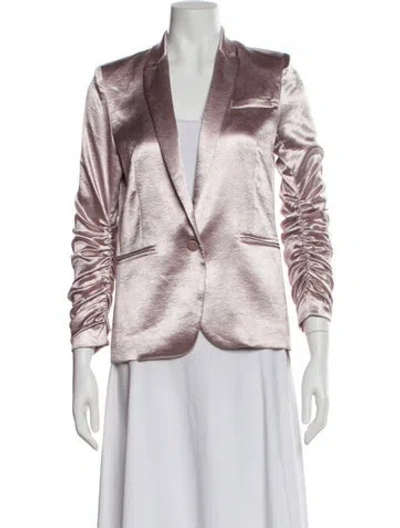 Pre-owned Generation Love Printed Blazer In Pink